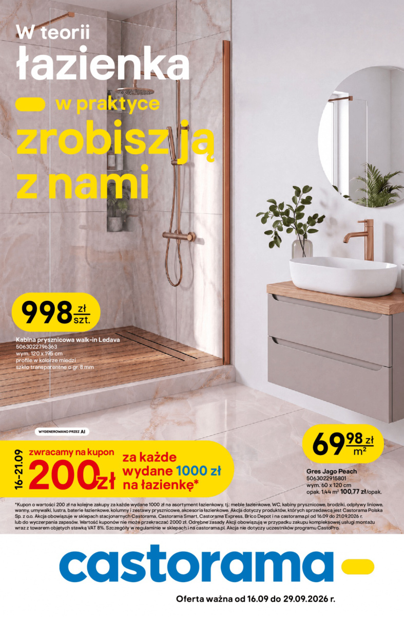 Okładka gazetki Gazetka Castorama — Castorama