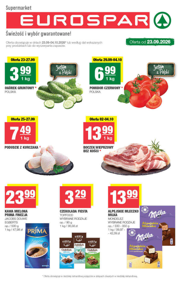 Okładka gazetki Gazetka EUROSPAR — EUROSPAR