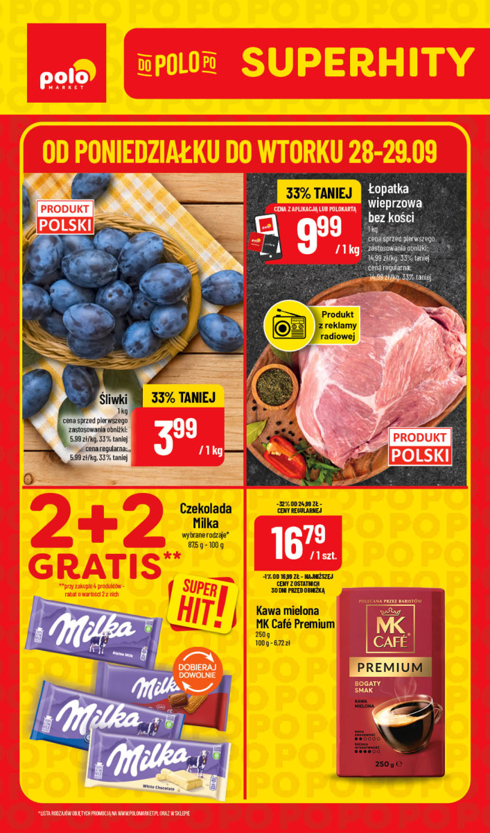 Okładka gazetki Promocje w marketach POLOmarket — POLOmarket
