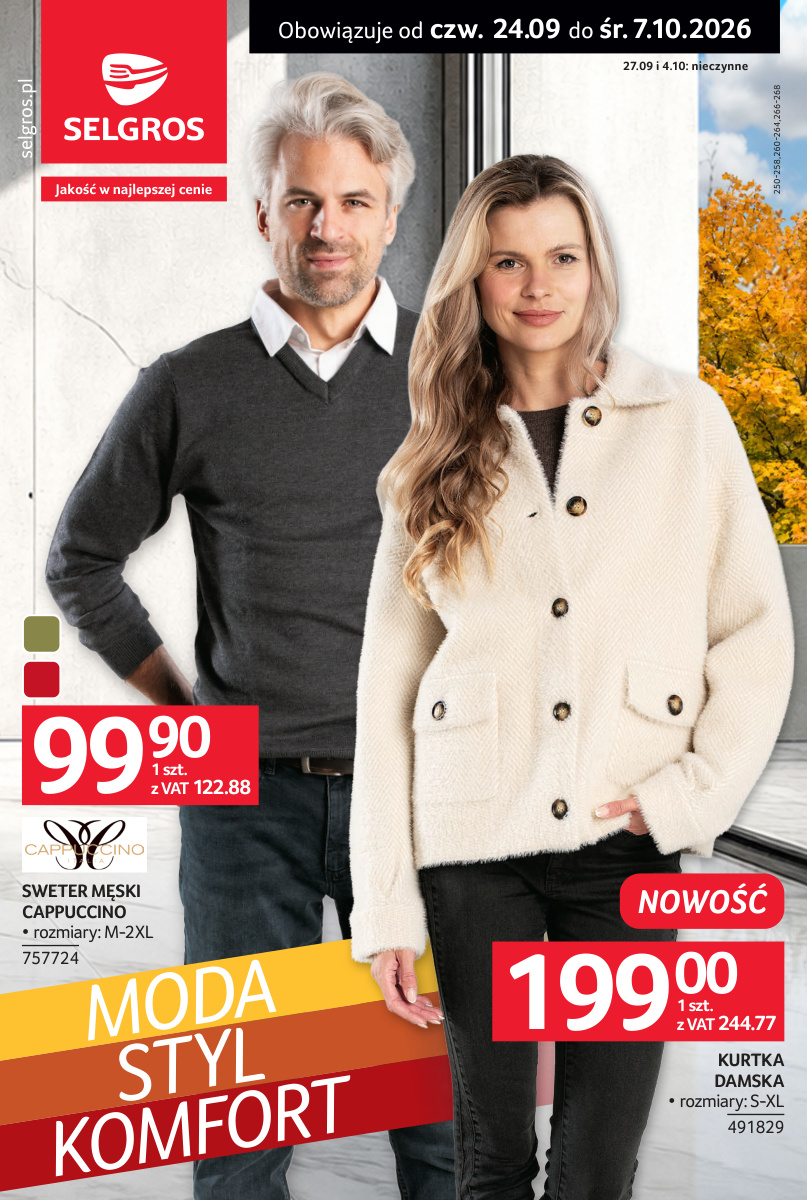Okładka gazetki Katalog Tekstylia — Selgros Cash&Carry